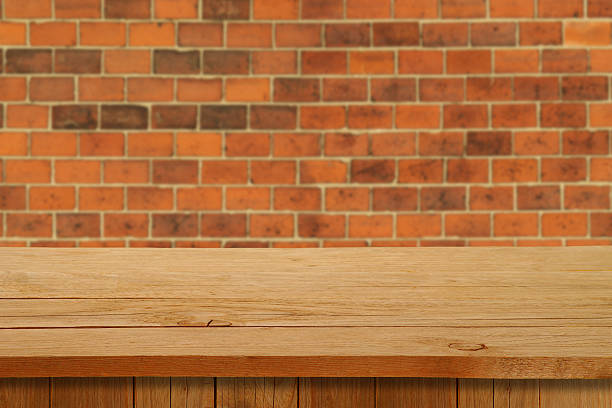 istock Christmas holiday or party background with empty wooden deck tab 528102775