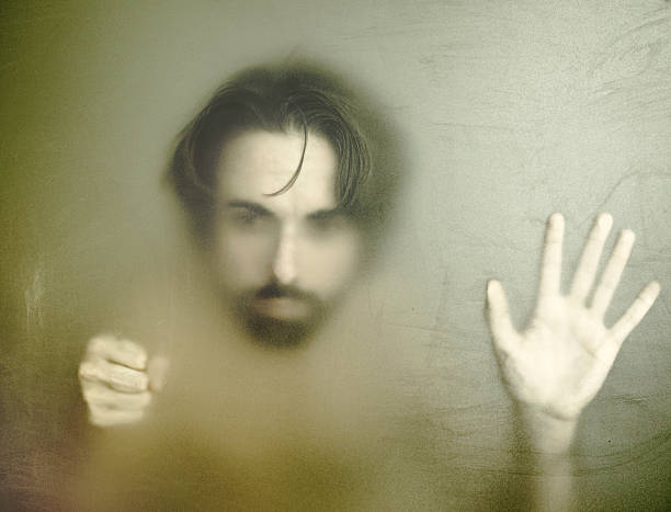 istock Man, trapped in a nightmare, wants a way out 528103097
