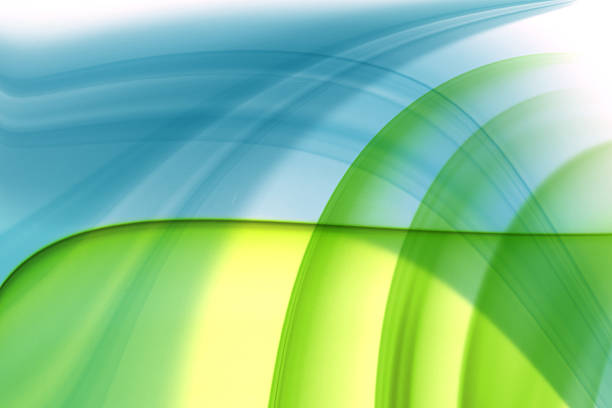 istock Abstract smoke background in blue and green 528105117