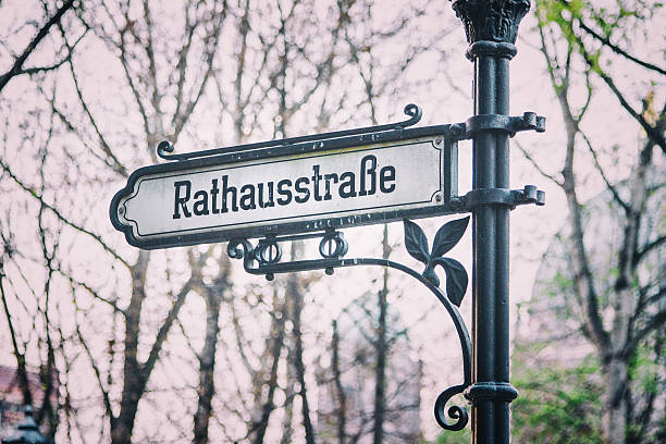 istock Sign of Rathausstrasse in Berlin 528106403