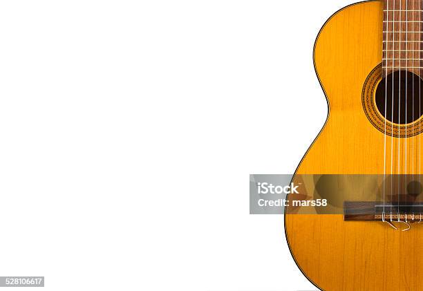 Guitar Wallpaper Isolated On White Background For Poster Design Stock Photo  - Download Image Now - iStock