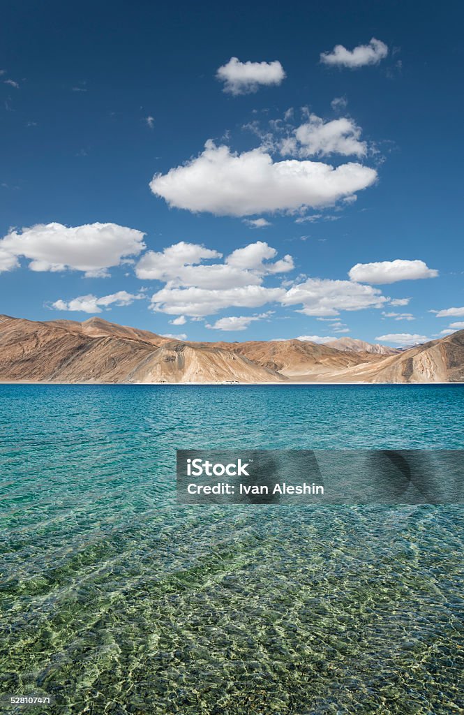 Transparent water in mountain lake Asia Stock Photo