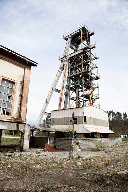 istock Abandoned mine shaft in Asturias, Spain 528131407