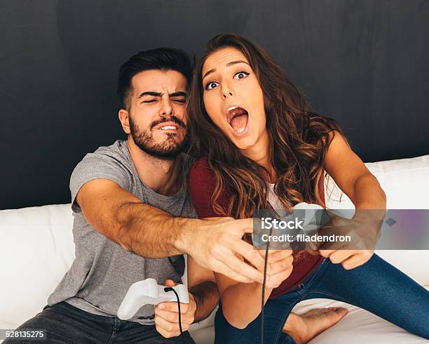 Video Games Stock Photo - Download Image Now - 20-29 Years, Activity, Addiction