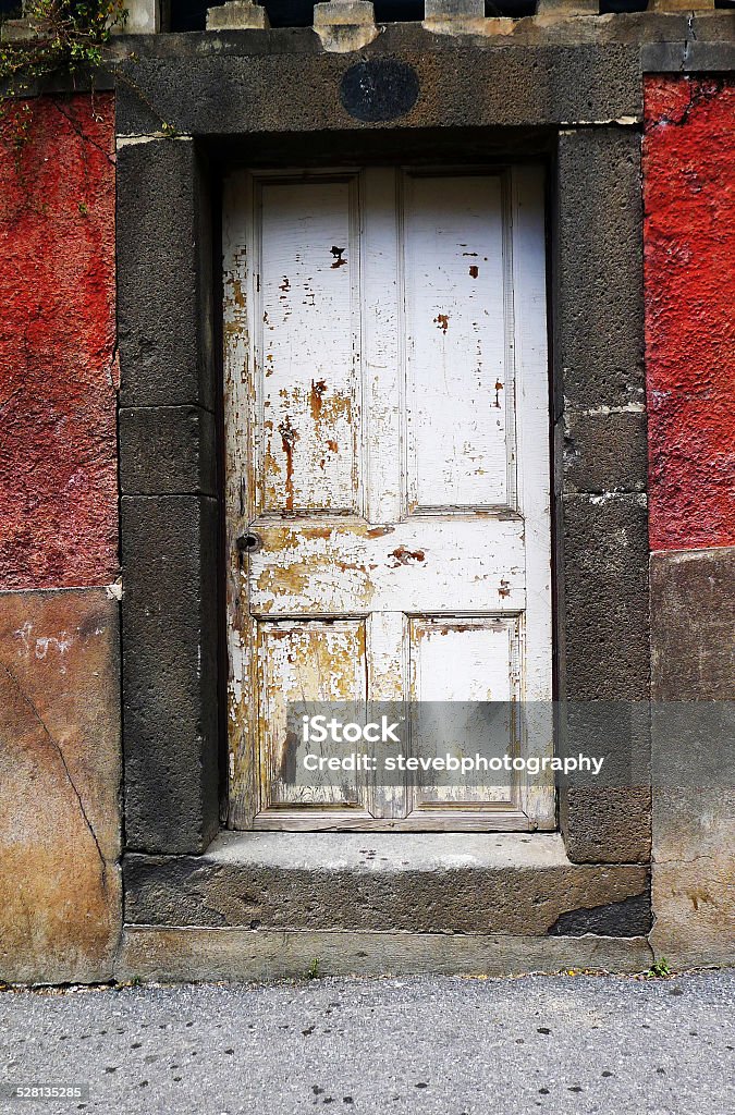 Alten grauen Tür - Lizenzfrei Alt Stock-Foto