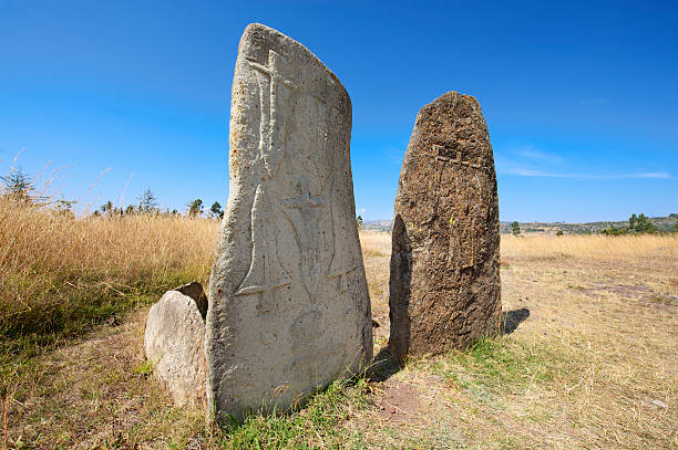 istock Mysterious megalithic Tiya stone pillars, Ethiopia. 528135601