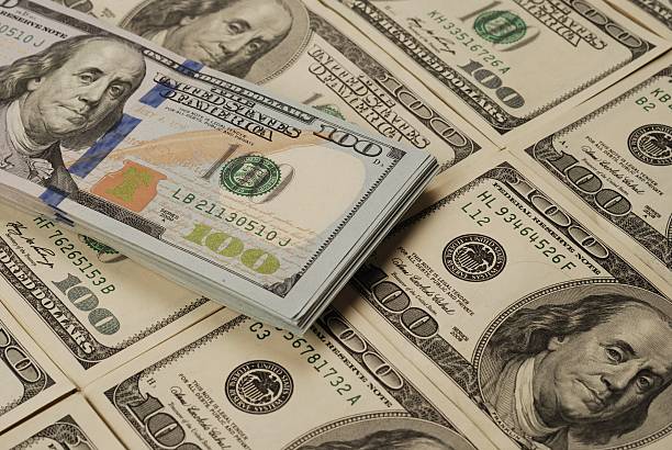 istock Dollar bank note money background 528137389