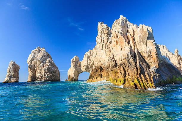 Cabo San Lucas, Mexico Famous arch in Cabo San Lucas, Mexico sea of cortes stock pictures, royalty-free photos & images