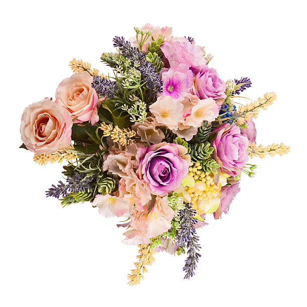 istock Bouquet from artificial flowers arrangement centerpiece. 528146387