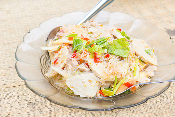 istock vermicelli salad, Thai food 528146561