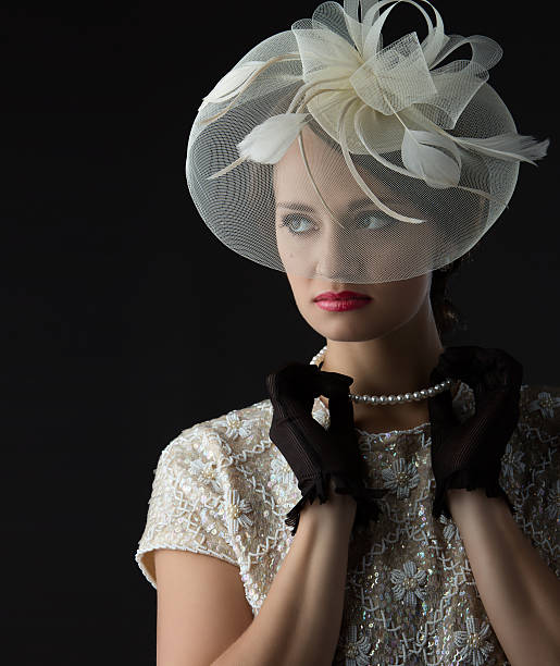 istock Beautiful vintage girl 528148501