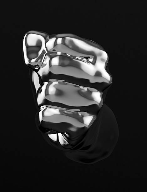 istock Steel fist 528149959