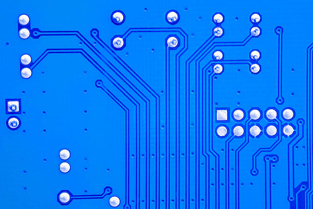 imprimé électronique - circuit board abstract boarding technology photos et images de collection