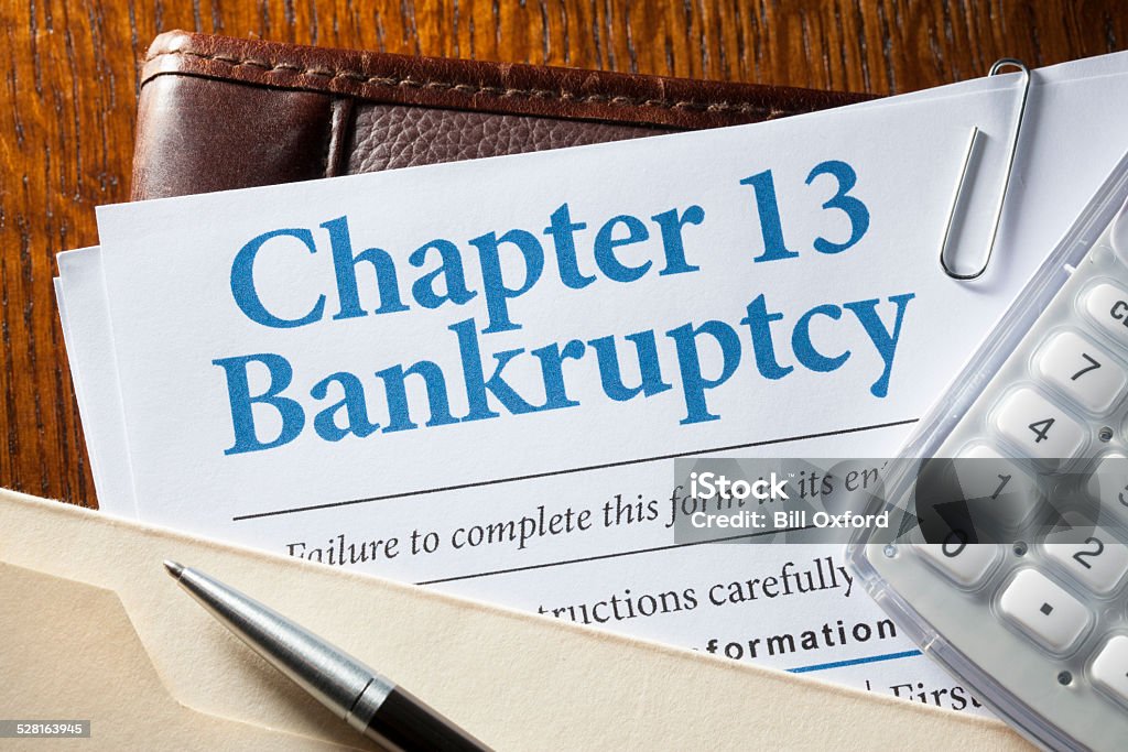 Bankruptcy Documents for filing bankruptcy Bankruptcy Stock Photo