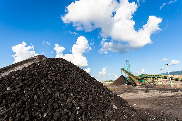 istock Coal mine industry in Thailand 528166259