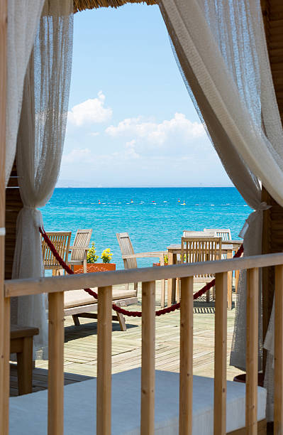 istock view  the sea from window of House 528167089