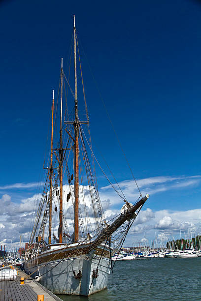 istock Schooner at dock in harbor, Helsinki, Finland 528182133