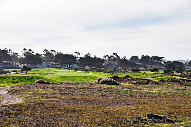istock Golfers with views by Ocean in Pacific  Grove 528182487