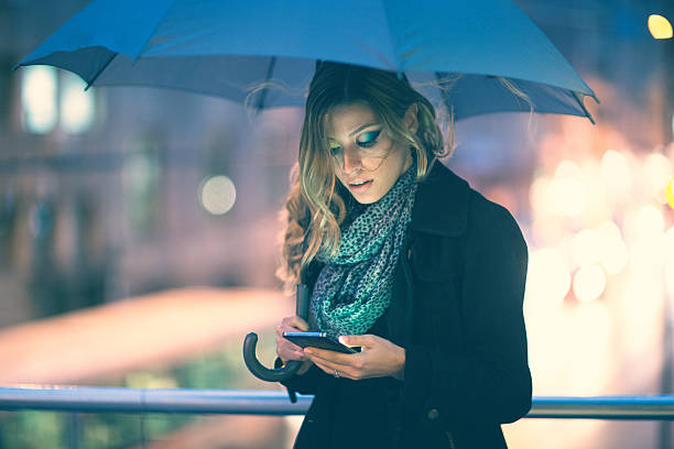 istock Woman with umbrella 528182853