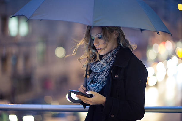 istock Woman with umbrella 528182869