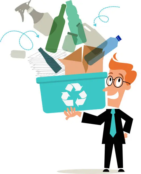 Vector illustration of Recycling Concept