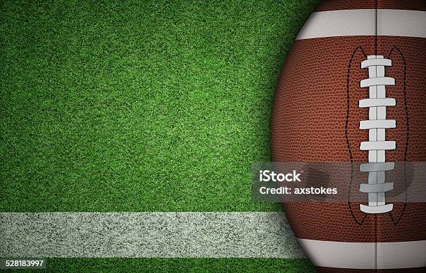 Americanfootballball Auf Gras Stockfoto und mehr Bilder von Amerikanischer Football - Amerikanischer Football, Football - Spielball, Touchdown