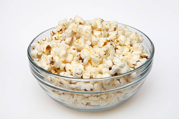 Popcorn Popcorn popcorn snack bowl isolated stock pictures, royalty-free photos & images