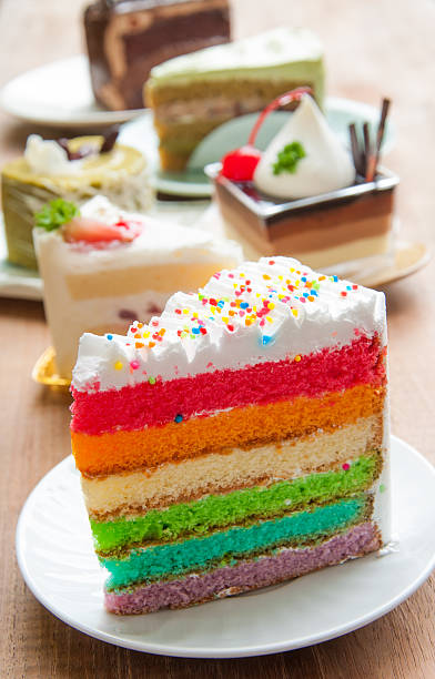 istock Assortment of pieces of cake 528186375