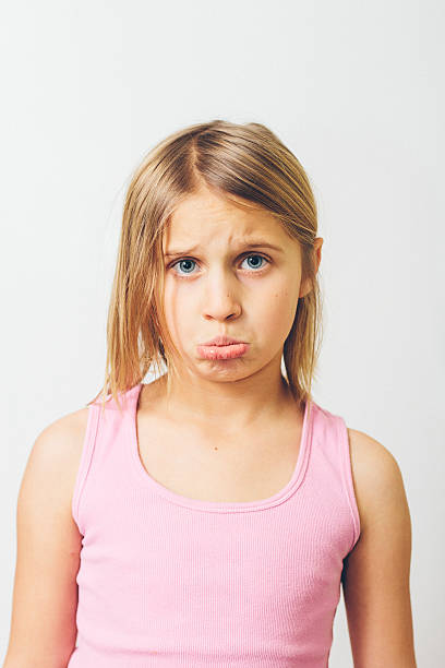 istock Little Girl Sad Sweet Face 528194343