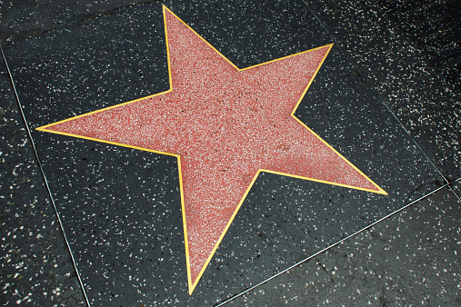 Los Angeles, California - 5 October, 2018: Dwayne Johnson star on Hollywood walk of fame