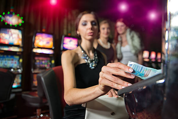 istock Woman in casino 528194617