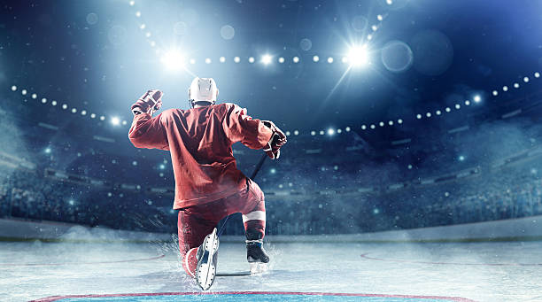 istock Ice hockey player in action 528195459