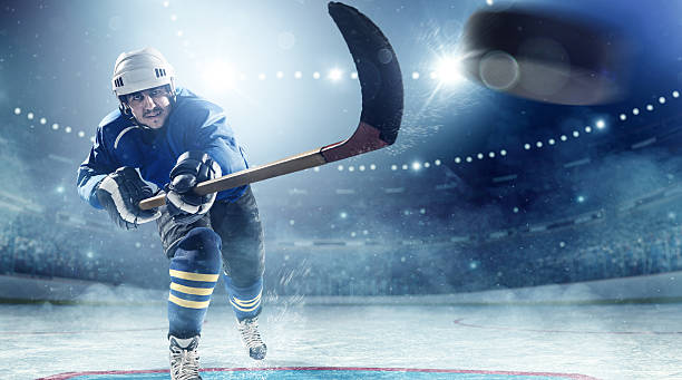 istock Ice hockey player in action 528195465