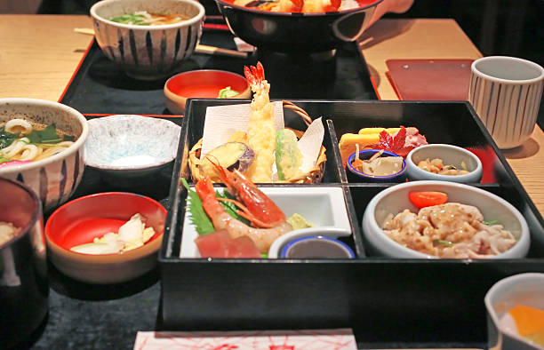 istock Asian food dishes on the table 528195697