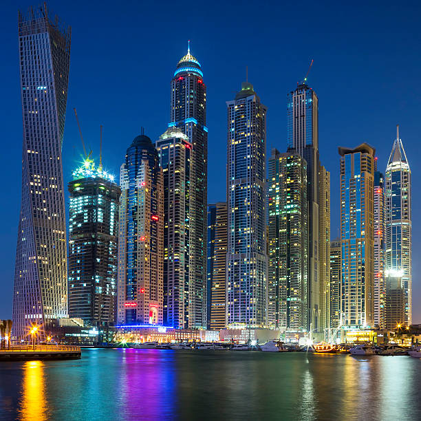 istock Dubai Marina captured in the dusk. 528196601
