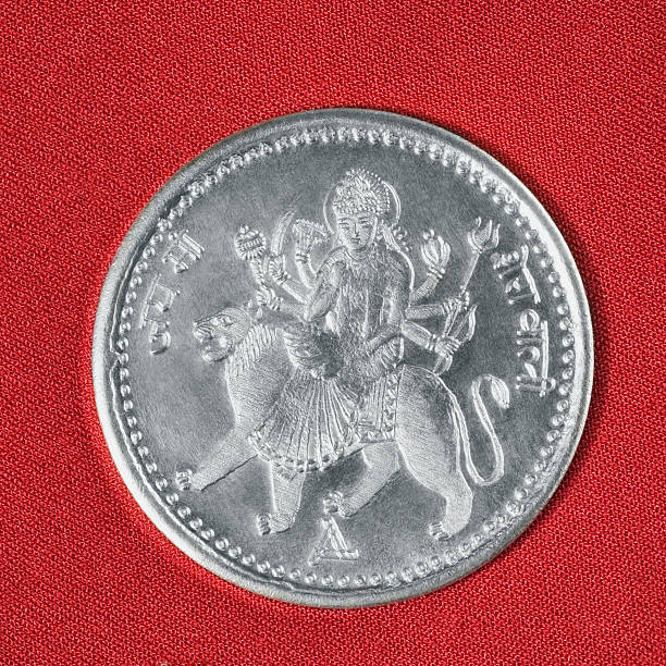 istock Close-up of a silver coin 528197497