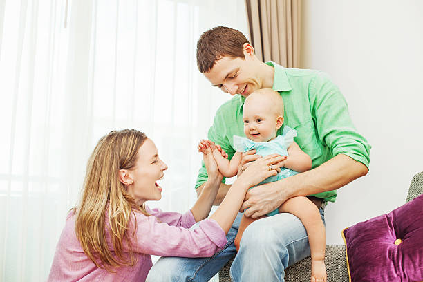 istock Family playing with the child together 528198503