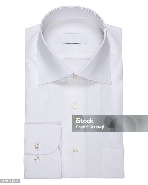 Shirt Stock Photo - Download Image Now - Button Down Shirt, Folded, White Color