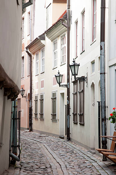 istock City Street Riga, 528198683