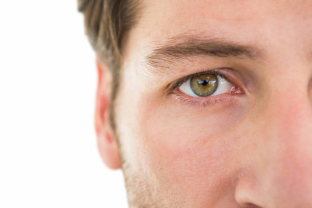 istock Close up of unsmiling man 528213231