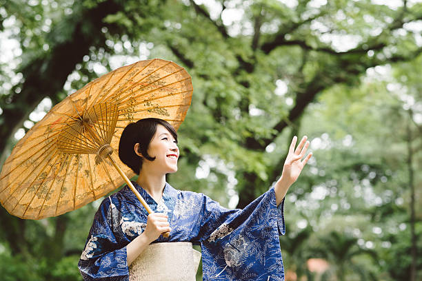 Happy Japanese girl