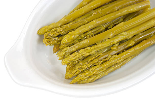 istock Canned asparagus in cooking dish 528215327