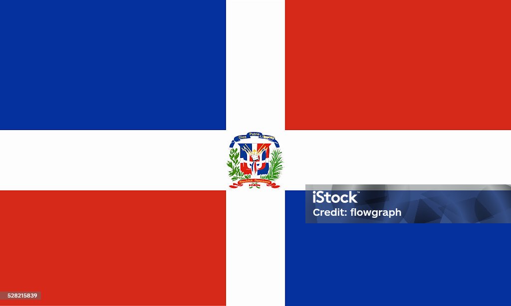 dominican republic flag Dominican Republic Flag Stock Photo