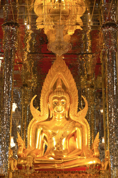 istock Buddha in a glass temple Wat Tha Sung Thailand 528216689