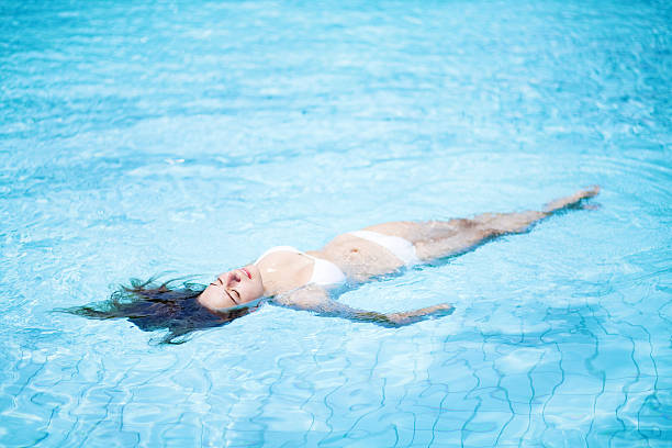 istock Woman in pool 528216947