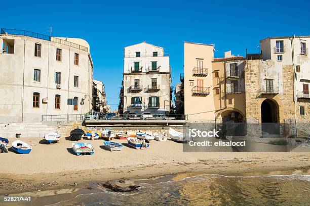 Cefalu River Stock Photo - Download Image Now - Architecture, Bay of Water, Beach