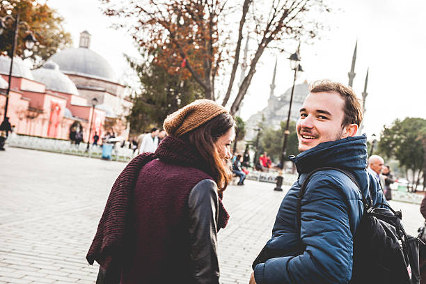 istock Friends walking in Istanbul 528219327