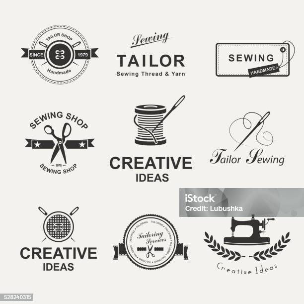 Tailor Stock Illustration - Download Image Now - Stitching, Needlecraft Product, Sewing