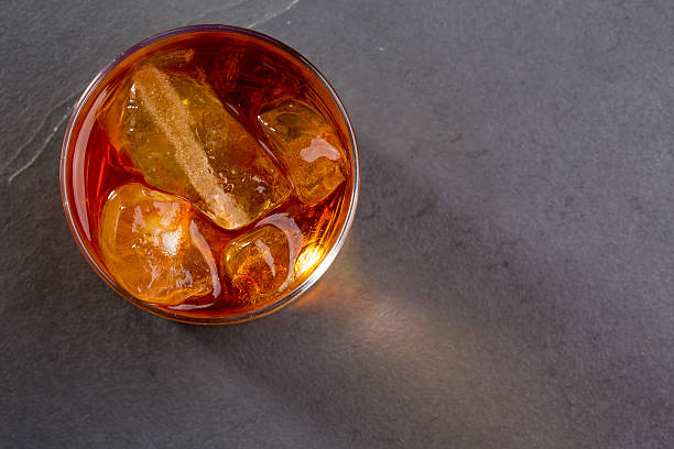 istock Whiskey whisky on the rocks on glass 528242257