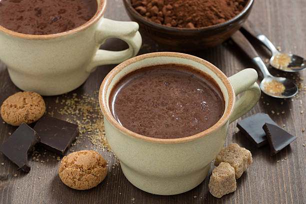 istock cup of hot chocolate and sugar cubes, horizontal 528243197